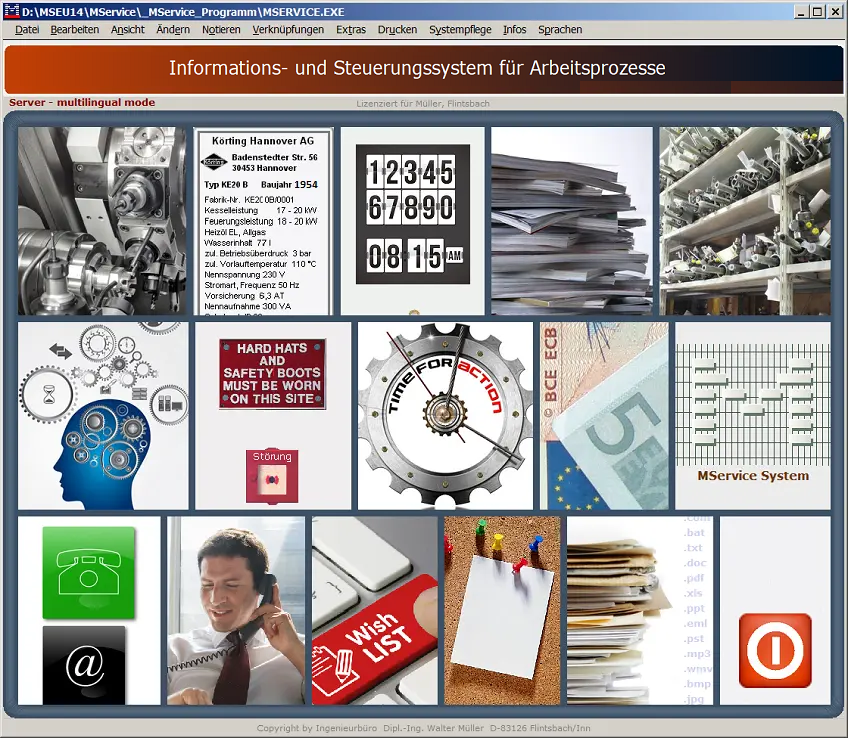 Startmenü Smartphone Design