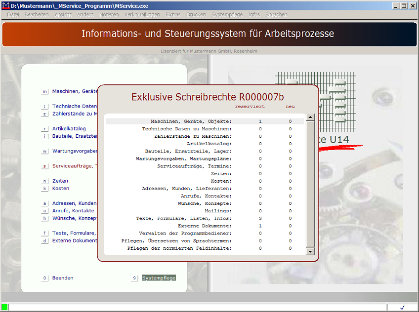 Schreibrechte Benutzer